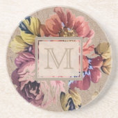  boommonogram zandsteen onderzetter (Voorkant)