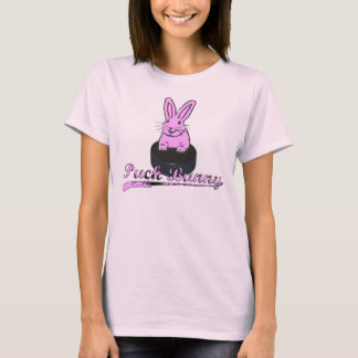 #BOOMNASTY Hockey Puck Bunny T T-shirt