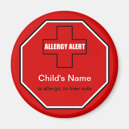 Boomnoten Allergy Medical Allergy Alert Magnet