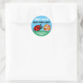 Boomnotenallergie Epinefrine lieveheersbeestje Ronde Sticker (Tas)