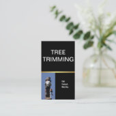 Boomopmaak bij de landschapsarchitectuur visitekaartje (Staand voorkant)