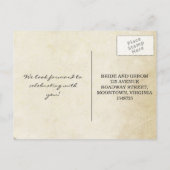 boomoude RSVP-briefkaarten Uitnodiging Briefkaart (Achterkant)