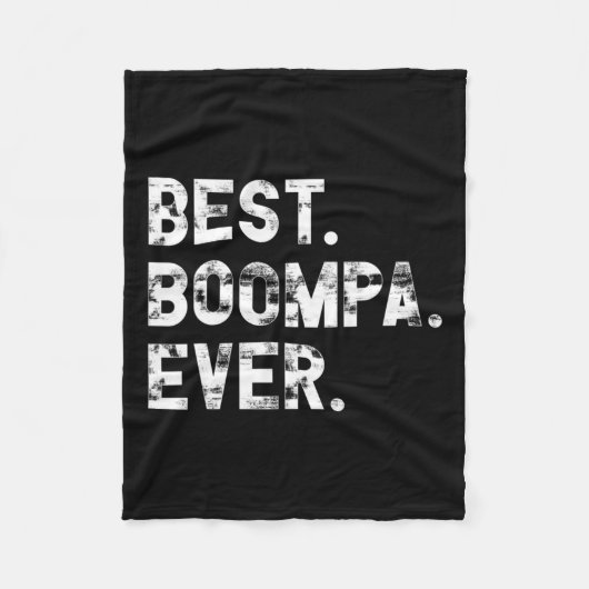 Boompa ooit grappig cadeau voor Boompa Fleece Deken (Voorkant)