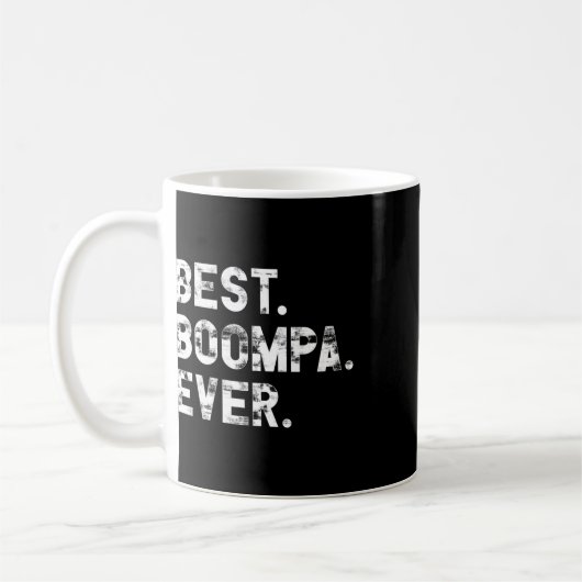 Boompa ooit grappig cadeau voor Boompa Koffiemok (Links)