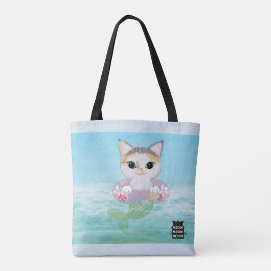 Boompaardjes met een Calico-kat Tote Bag (Achterkant)