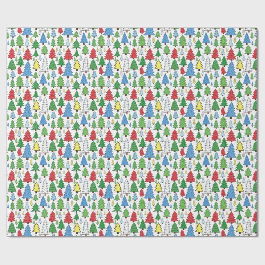 boompatroon cadeaupapier (Vlak)