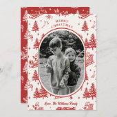 Boompatroon Foto Kerst Kaart (Voorkant / Achterkant)