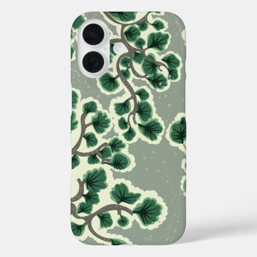 Boompatroon in bonsaistijl Case-Mate iPhone case (Achterkant)