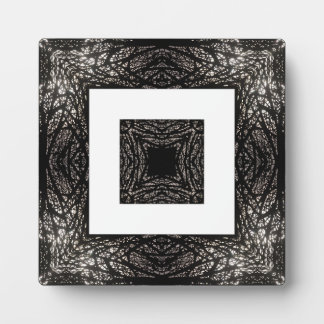 Boompatroon zwart-wit fotoplaat