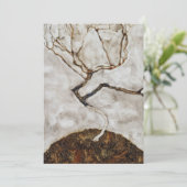 Boompje in de late herfst door Egon Schiele (Staand voorkant)