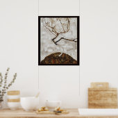 Boompje in de late herfst door Egon Schiele Poster (Keuken)