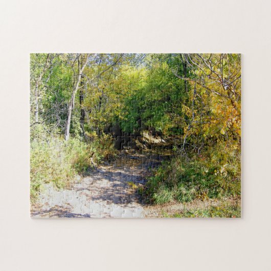 Boompuzzel voor Herfst van de Boomboom van de Bot Legpuzzel (Horizontaal)