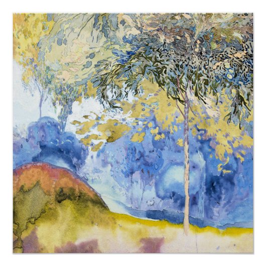 Boomrijk Landscape by Georges de Feure Perfect Poster (Voorkant)