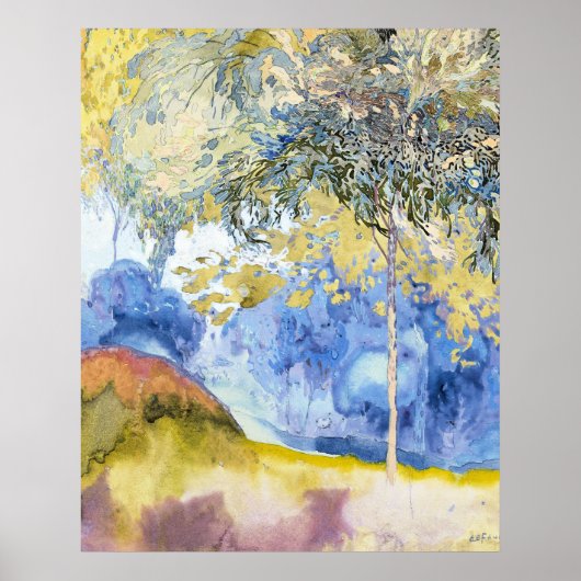 Boomrijk Landscape by Georges de Feure Poster (Voorkant)