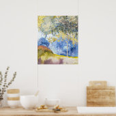 Boomrijk Landschap door George de Feure Poster (Keuken)