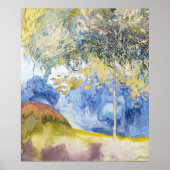 Boomrijk Landschap door George de Feure Poster (Voorkant)