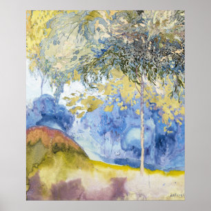 Boomrijk Landschap door George de Feure Poster