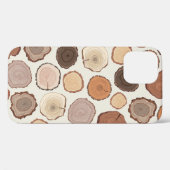 Boomringen Bos Doodle Patroon Case-Mate iPhone Case (Achterkant (horizontaal))
