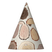 Boomringen Bos Doodle Patroon Feesthoedjes (Links)