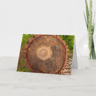 Boomringen Dwarsdoorsnede Print Kaart