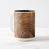 Boomringen Tweekleurige Koffiemok (Voorkant links)