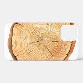 Boomringen. Waterverf illustratie. hand getekend Case-Mate iPhone Case (Achterkant (horizontaal))