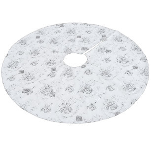 boomrok fleece kerstboom rok