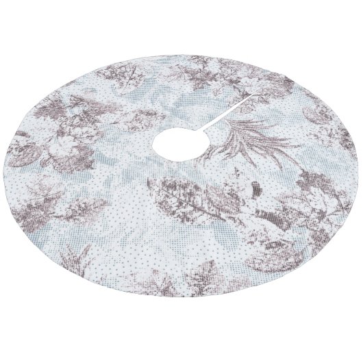 Boomrokken Fleece Kerstboom Rok (Gekanteld)