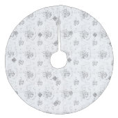Boomrokken Fleece Kerstboom Rok (Voorkant)