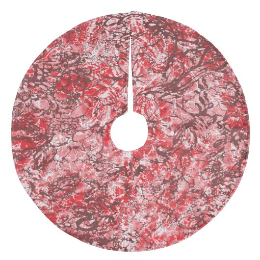 Boomrokken Fleece Kerstboom Rok (Voorkant)