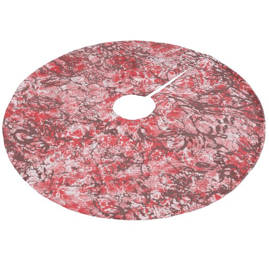 Boomrokken Fleece Kerstboom Rok (Gekanteld)