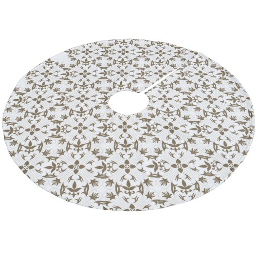 Boomrokken Fleece Kerstboom Rok (Gekanteld)