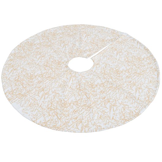 Boomrokken Fleece Kerstboom Rok (Gekanteld)