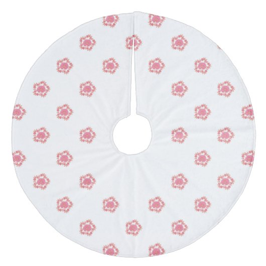 Boomrokken Fleece Kerstboom Rok (Voorkant)