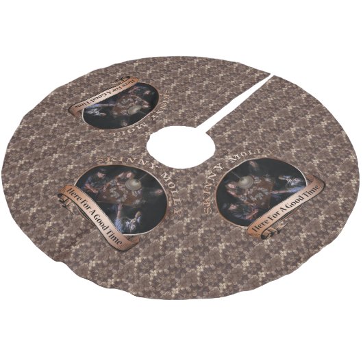 Boomrokken "Hier voor een goed moment" Kerstboom Rok (Gekanteld)