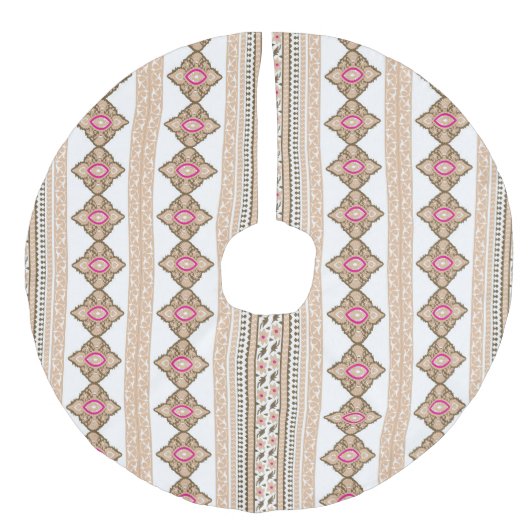 Boomrokken Imitatie Linnen Kerstboom Kleed (Voorkant)