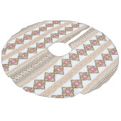 Boomrokken Imitatie Linnen Kerstboom Kleed (Gekanteld)