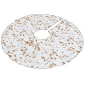 Boomrokken Imitatie Linnen Kerstboom Kleed (Gekanteld)