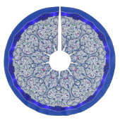 Boomrokken - Kobalt-zwenkboom Kerstboom Rok (Voorkant)