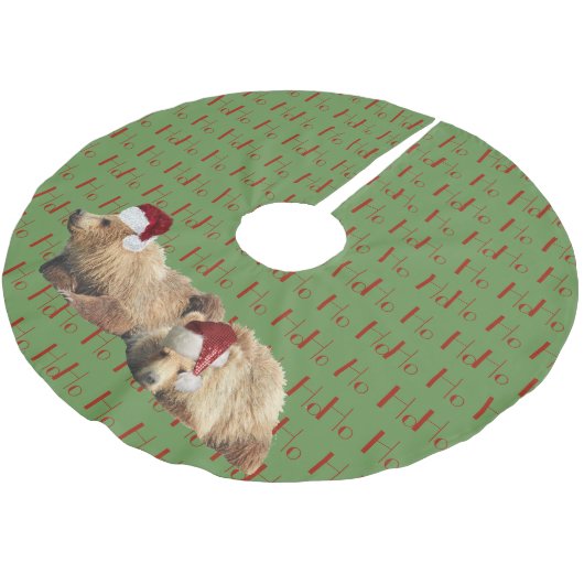 Boomrokken met beer kerstboom rok (Gekanteld)