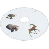 Boomrokken met zeehond, beer en zegel kerstboom rok (Gekanteld)