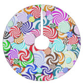 Boomrokken - Snoep collage Kerstboom Rok (Voorkant)