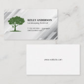 boomschaar | landschapsarchitect visitekaartje (Voorkant / Achterkant)