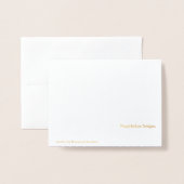 Boomschaduw in de Folie Kaarten (Met envelop)