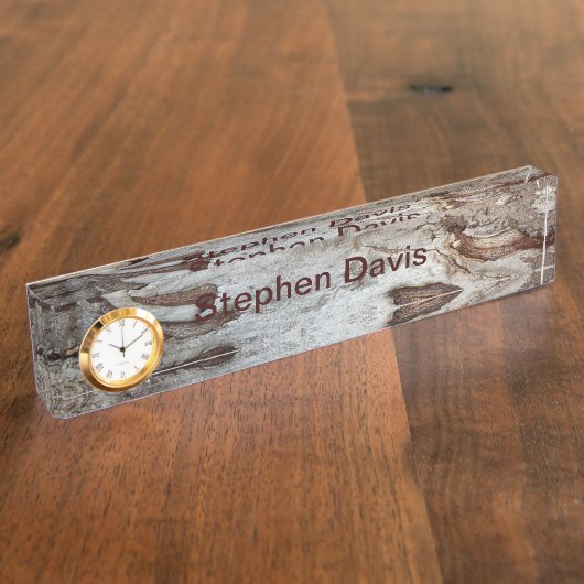 Boomscheurplaat Naambordje (Zijkant)