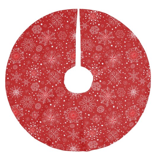 Boomschilfers met scheurtjes kerstboom rok (Voorkant)