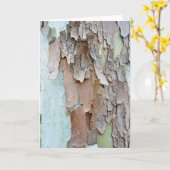 Boomschors, bijtende groet kaart (Gele Bloem)