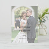 Boomschors Hart Gradient Foto Koppels Douche Kaart (Staand voorkant)