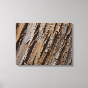 Boomschors I Natuurlijk Abstract Getextureerd Ontw Canvas Afdruk