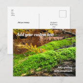 Boomschors in Herfstmos - Gepersonaliseerd Briefkaart (Voorkant / Achterkant)